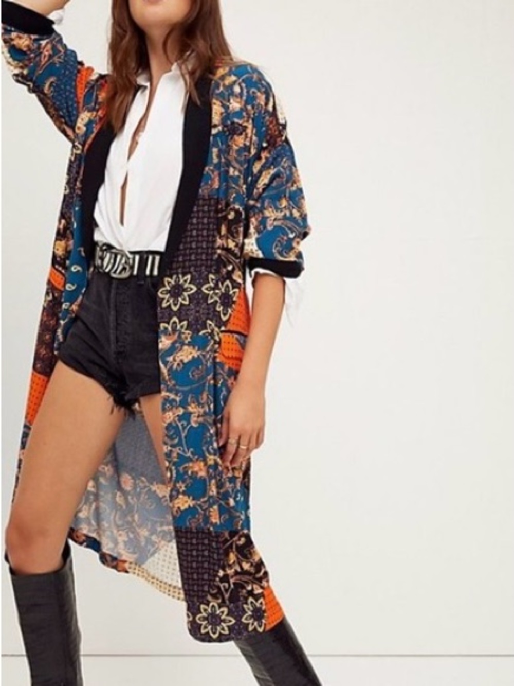 Free People Patchwork Kimono